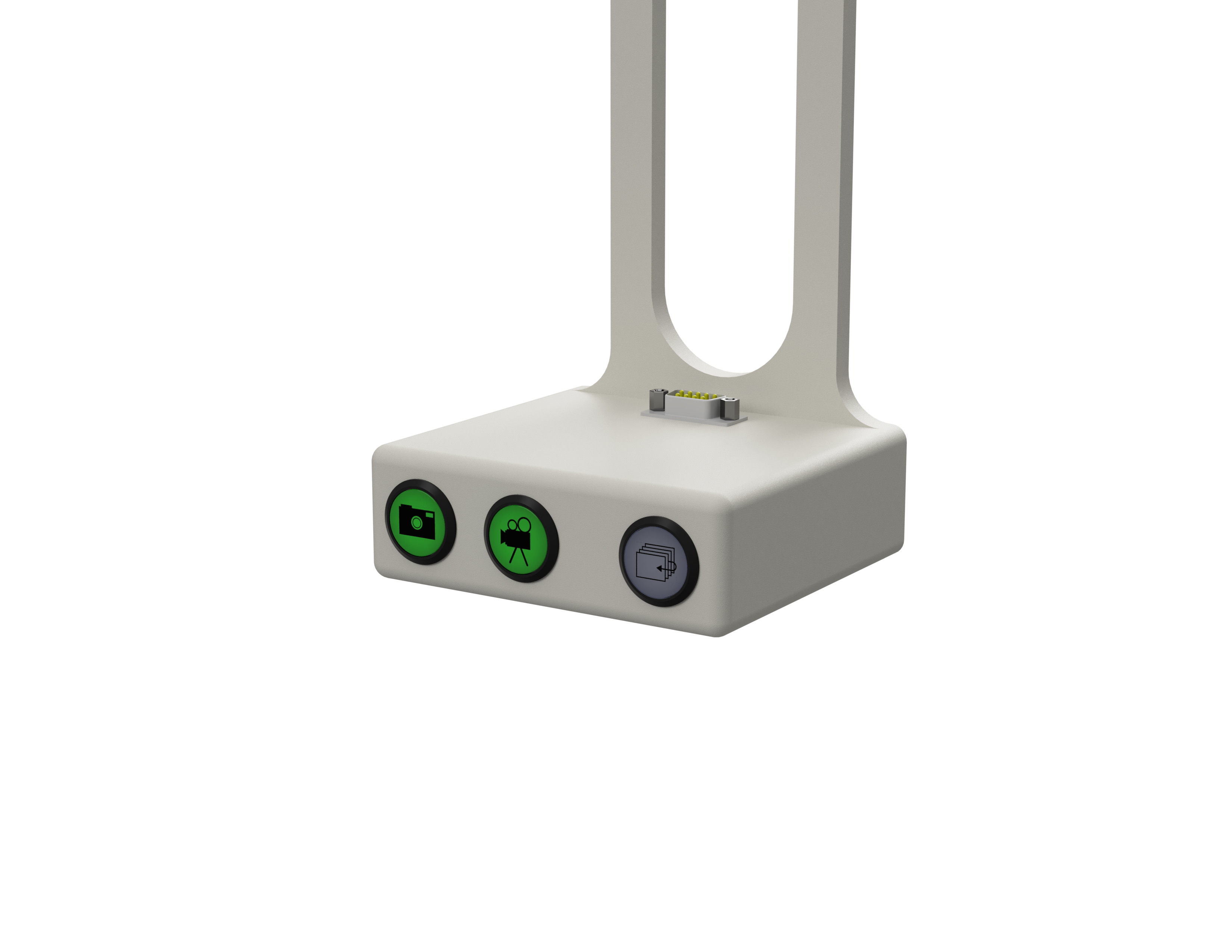 Three-button unit